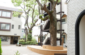 本館校舎中庭